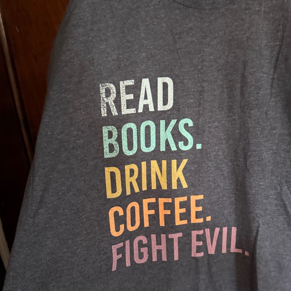 Gildan Gray Tank Top with Colorful Text